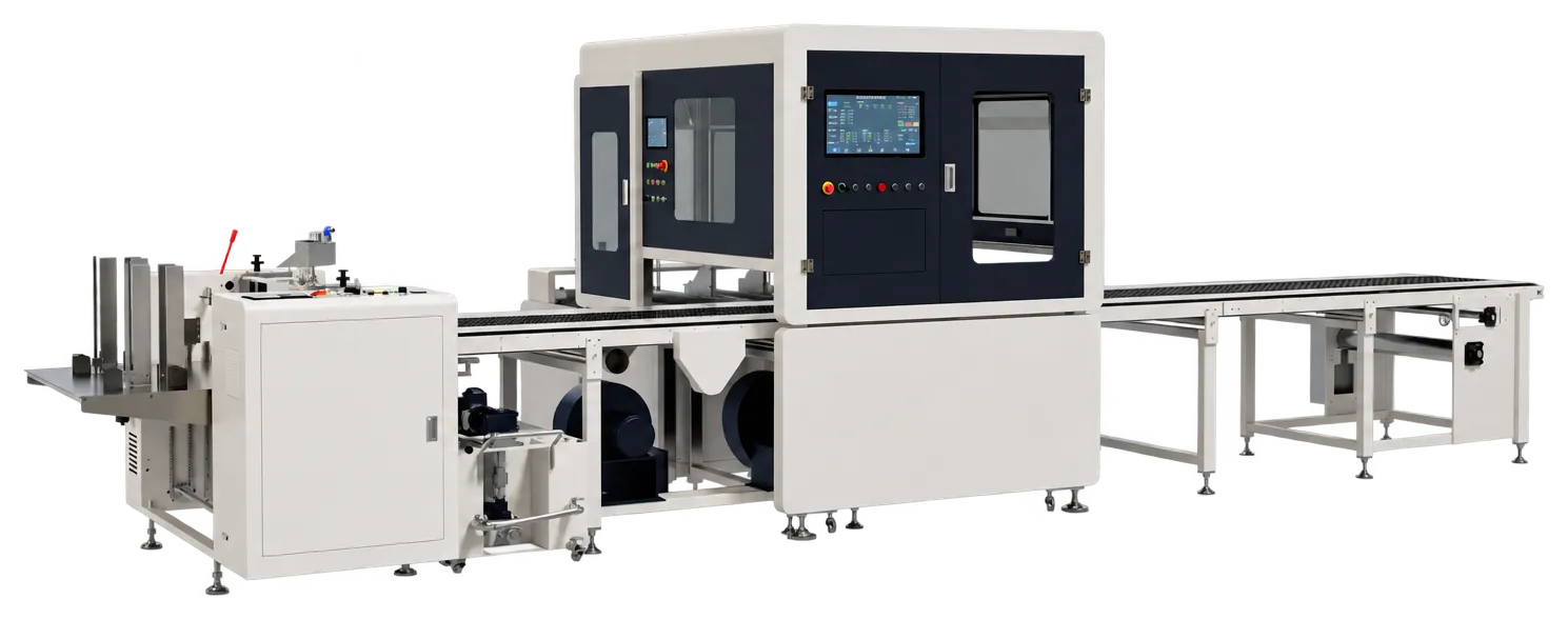 HF-1050 Automatic Visual Positioning Machine for Rigid Box and Hardcover